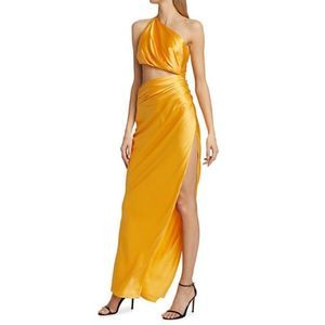 The Sei Silk Cut-Out Gown, Yolk